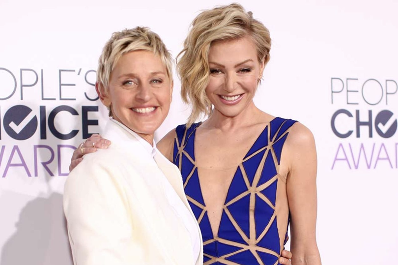 Ellen DeGeneres gushes over Portia de Rossi as they celebrate 17th(00)