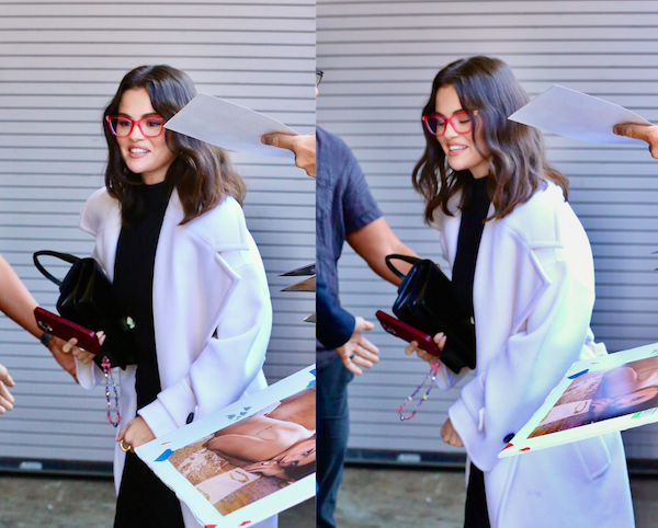 Les lunettes colorées : l’atout chic de Selena Gomez pour la rentrée