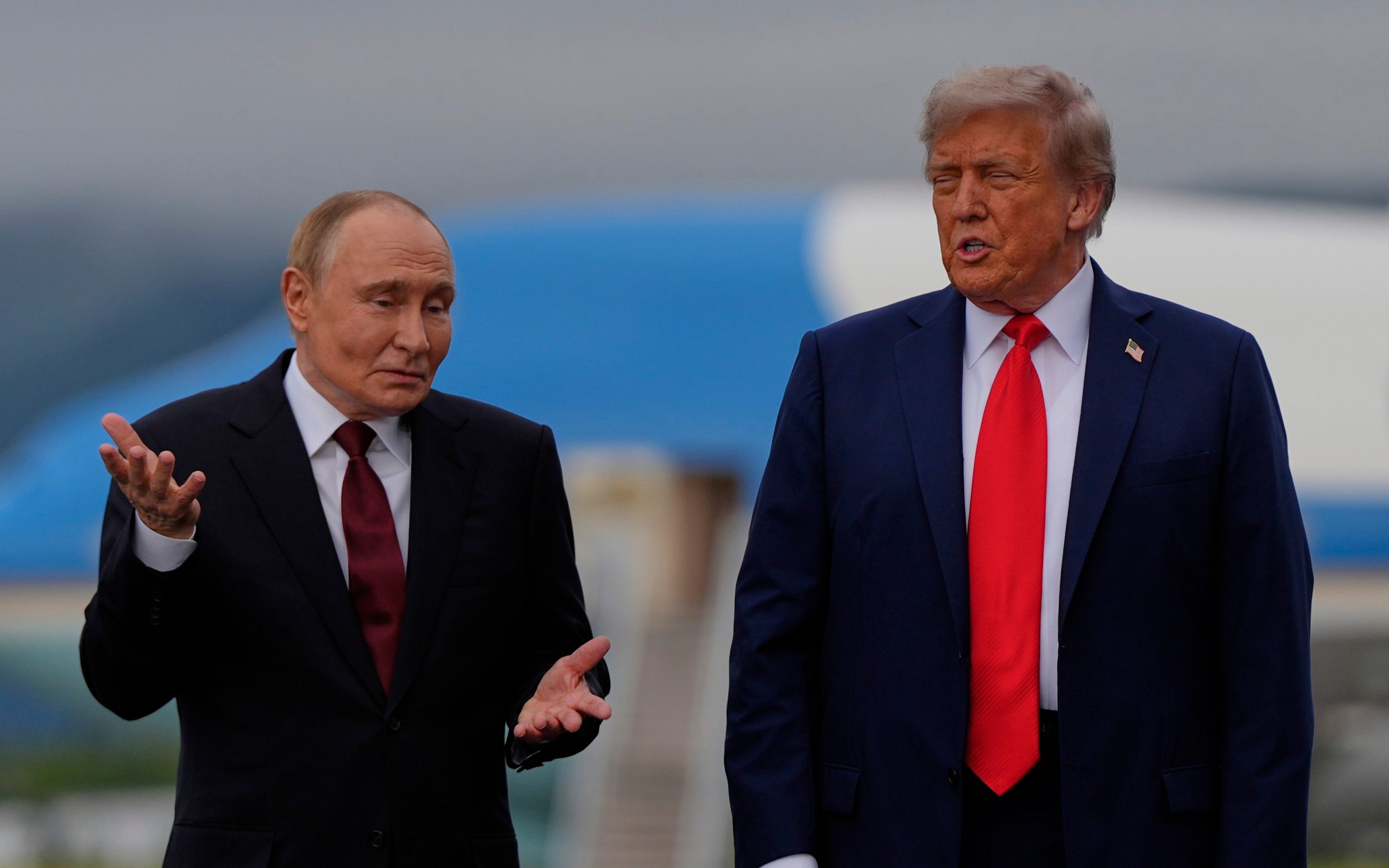 President Trump speaks with Vladimir Putin in Alaska