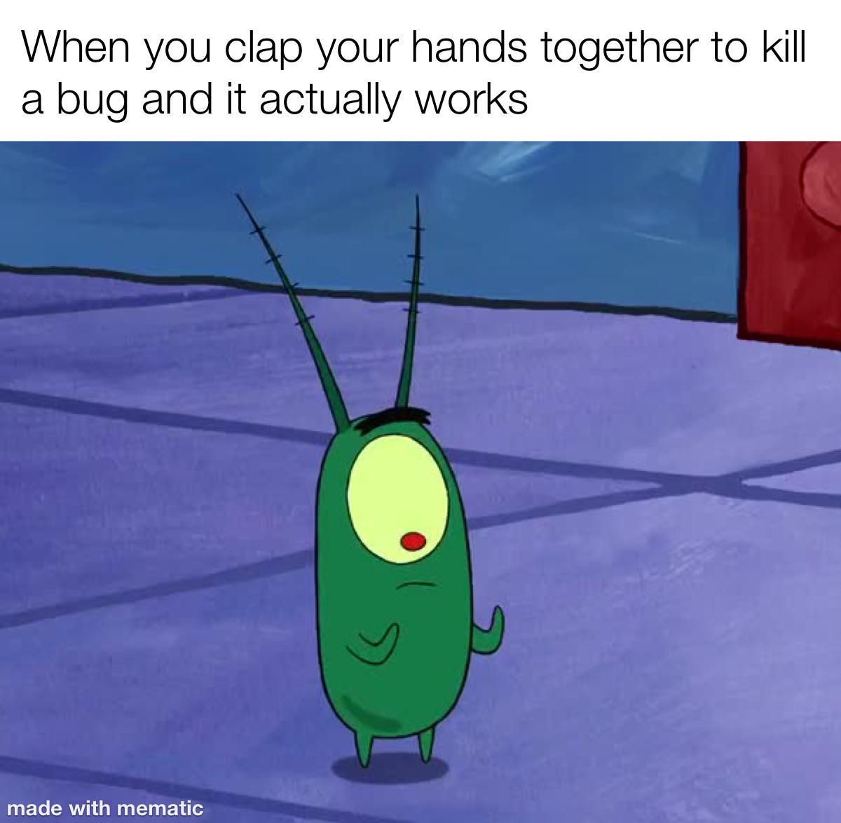 8 Meme SpongeBob tentang Serangga, Hilang Setelah Dibasmi?