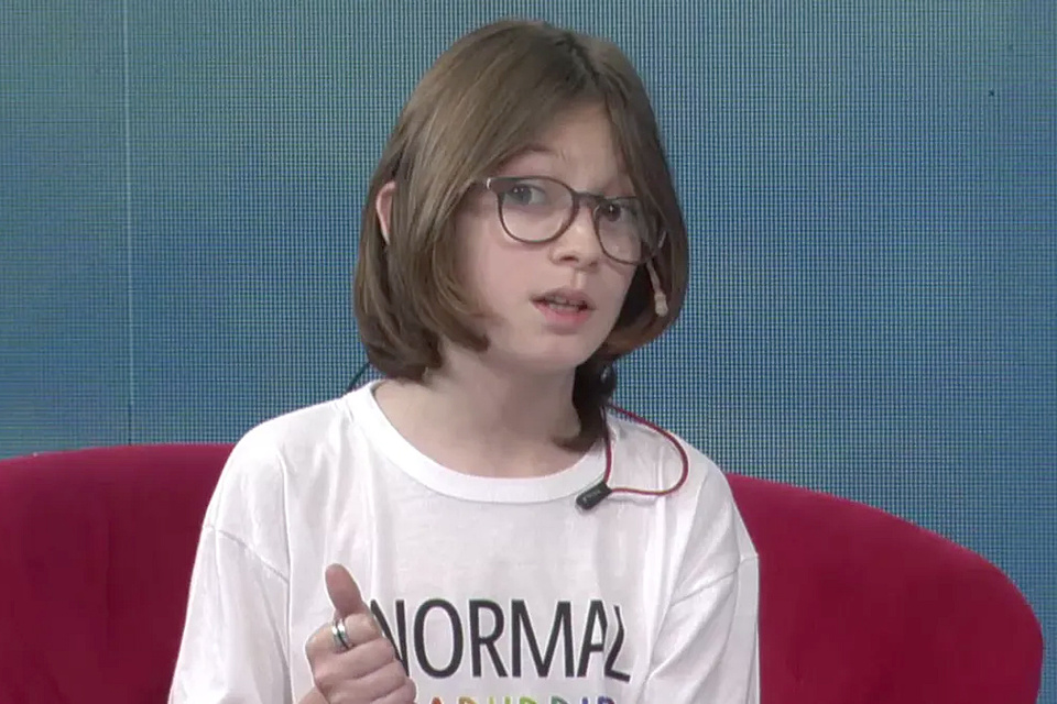 Ian Moche, activista por los derechos de las personas con autismo. Imagen: captura de pantalla.