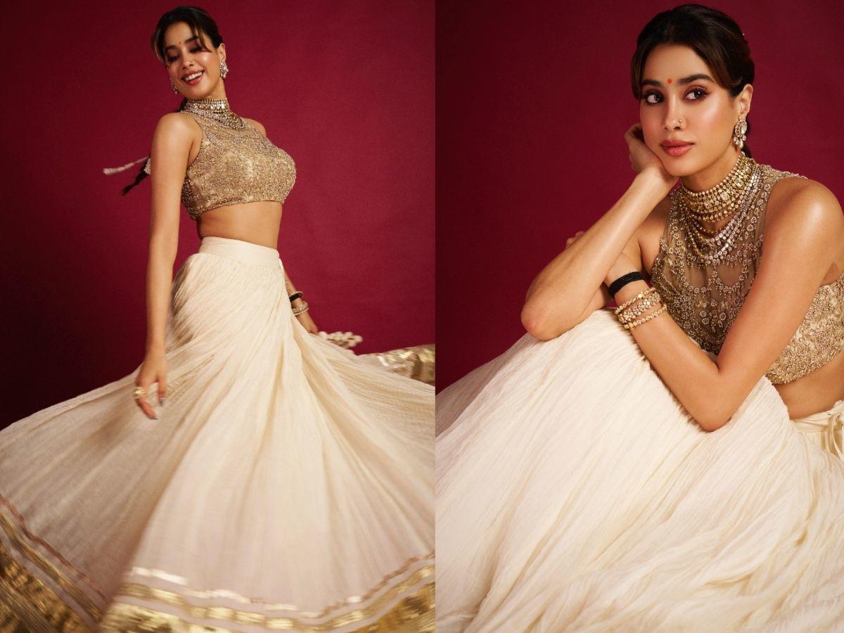 ‘Param Sundari’ Janhvi Kapoor's Promotional Looks Are Stunning For Festive Season