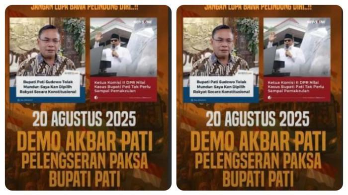 Demo Besar di Pati 25 Agustus Imbas Tantangan Sudewo, Gubernur Turun Tangan