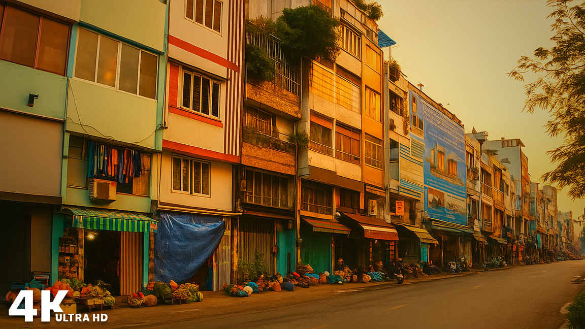 סיור רגלי בסייגון (הו צ'י מין סיטי) בשעת העומס – וייטנאם ב־4K
