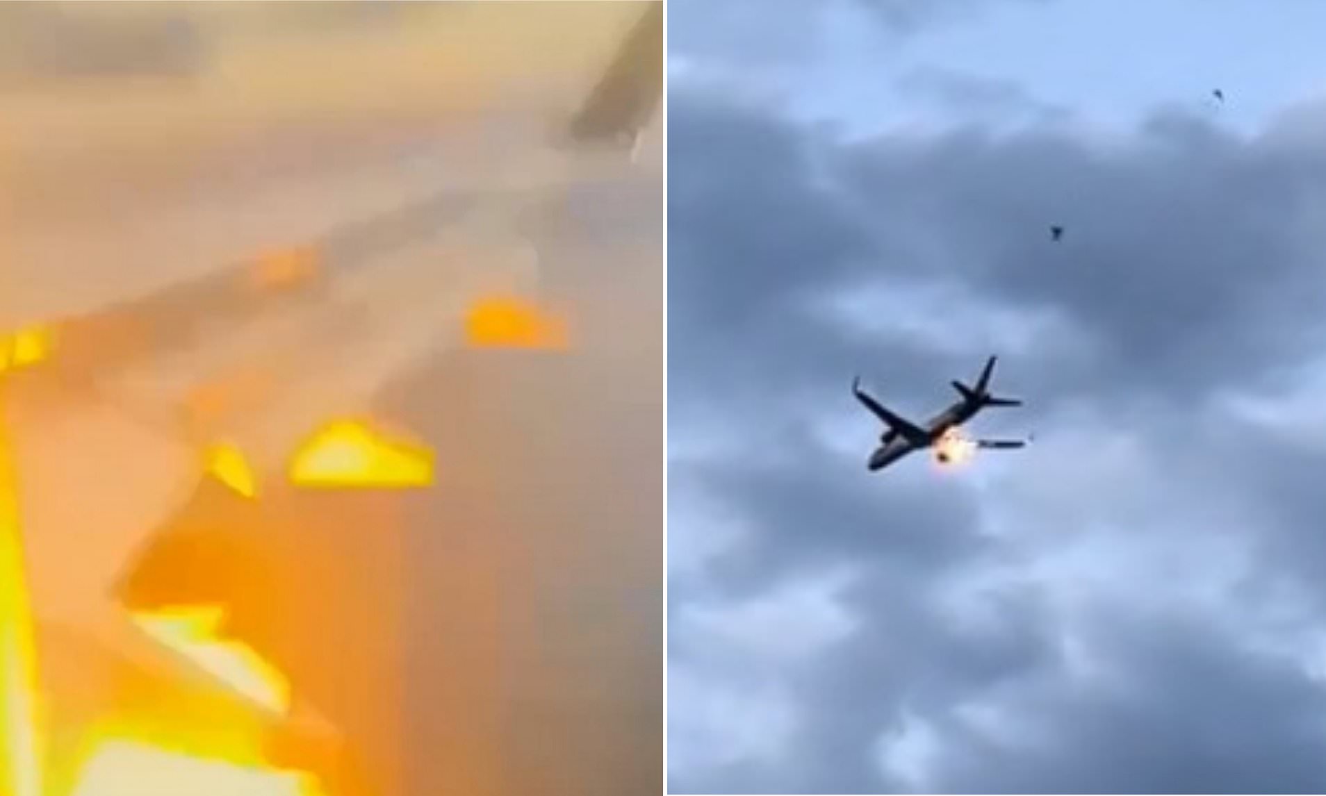 Tourists describe panic on board Boeing jet as engine exploded moments ...