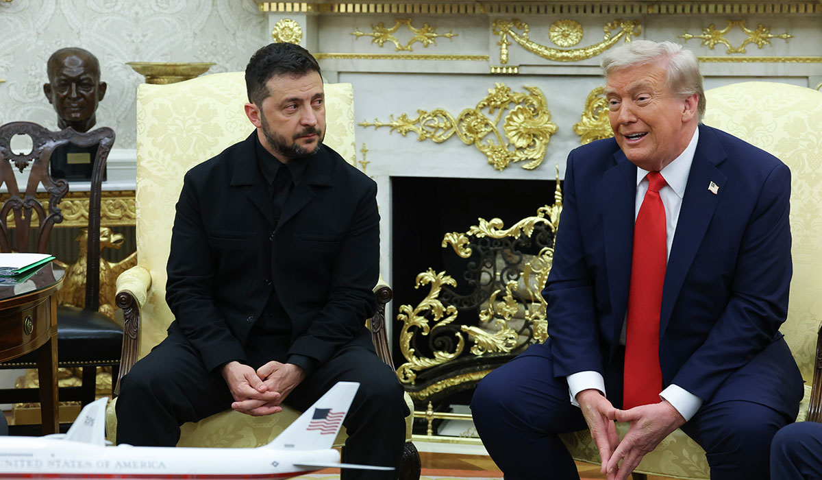 WATCH: Volodymyr Zelensky has epic comeback for journalist complimenting  his suit for White House meeting