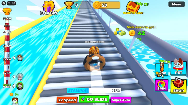 Climb and slide codes (May 2026)