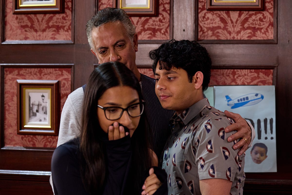 Asha Alahan, Aadi Alahan, Dev Alahan, Coronation Street 