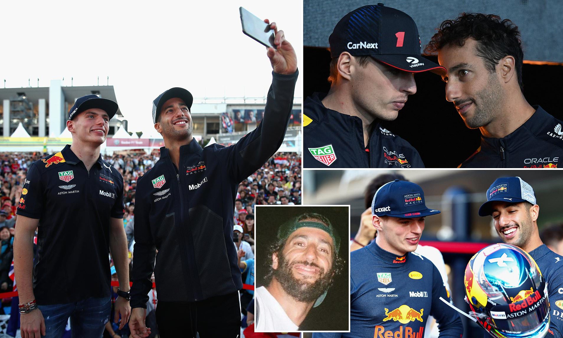 See how F1 superstar Max Verstappen eerily predicted Daniel Ricciardo's