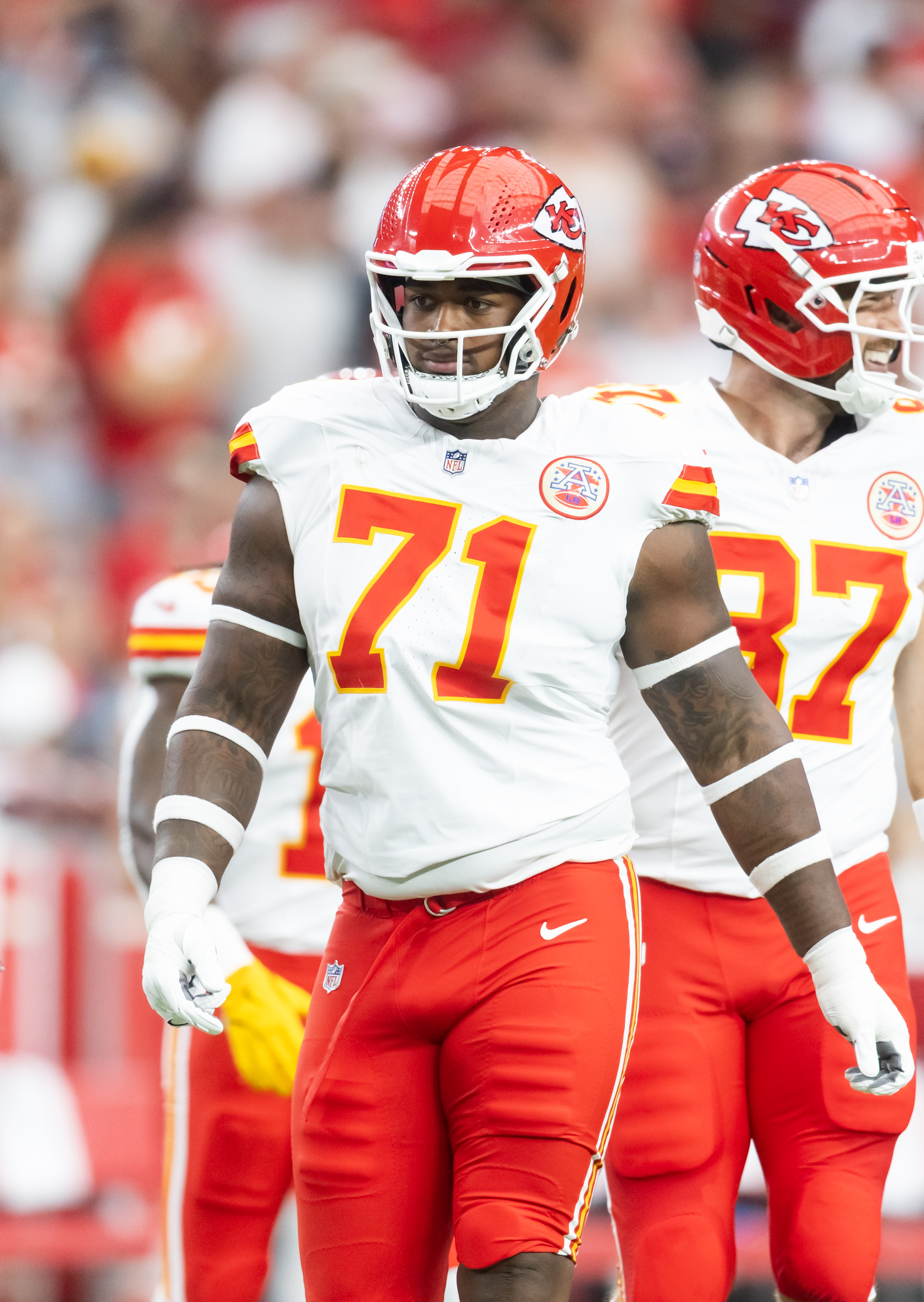 The Chiefs will get one more exhibition look at their key offensive linemen