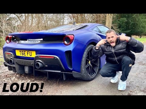 LISTEN TO MY FERRARI 488 PISTA’S NEW INCONEL EXHAUST! LOUD