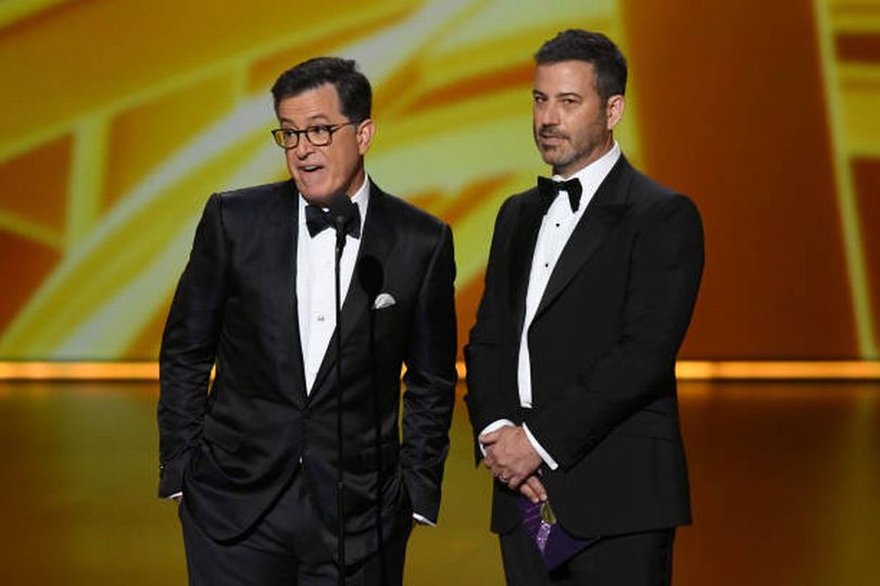 Jimmy Kimmel says there’s ‘no chance in hell’ Colbert was losing CBS