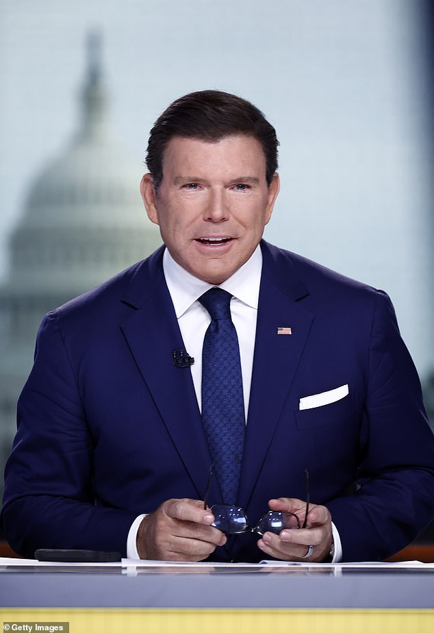 Moment Fox News host Bret Baier gets pulled over by police in DC after