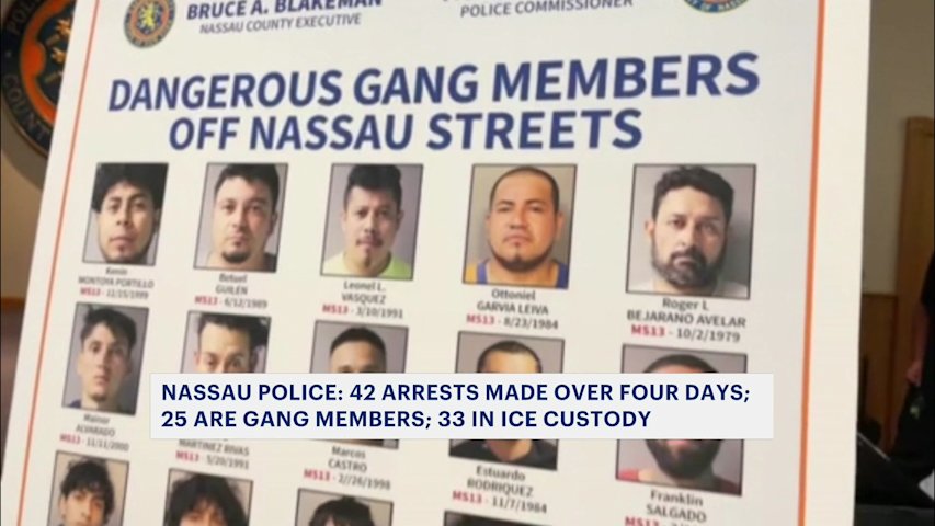 Gang Crackdown In Nassau Nets 42 Arrests