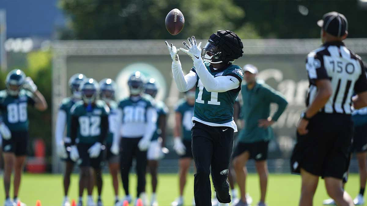 Eagles A J Brown takes step toward return to practice Eagles A J Brown takes step toward return to practice