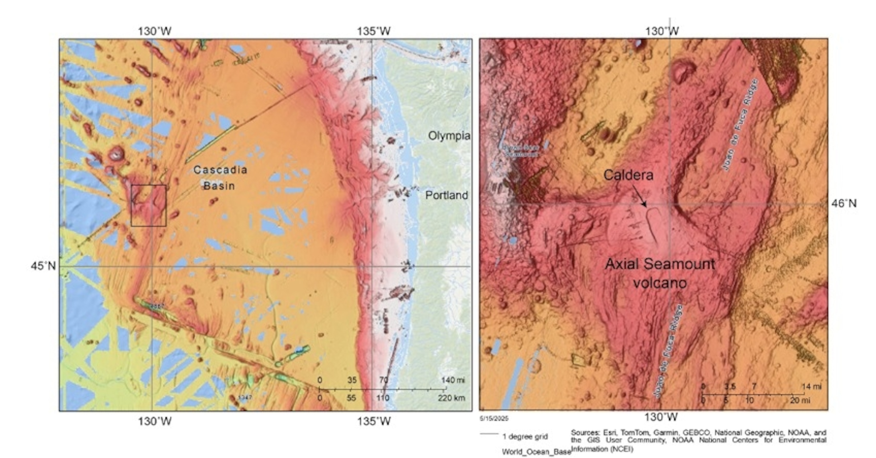 Mile-deep underwater volcano off West Coast could erupt soon, scientists say
