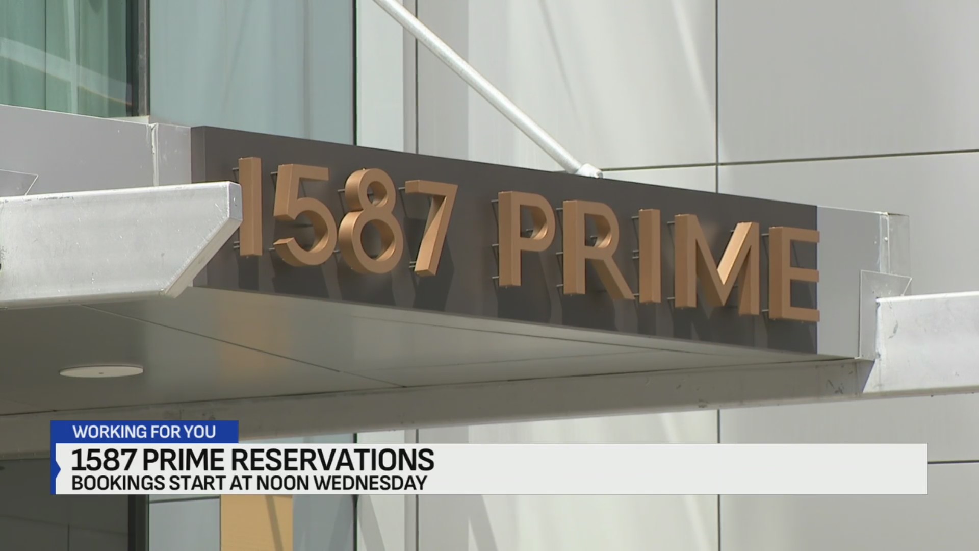 1587 Prime to start taking reservations | Watch