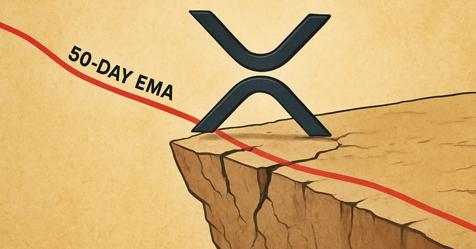 リップル（XRP）、1日後に「運命の分岐点」へ 50日線割れなら本格下落リスク