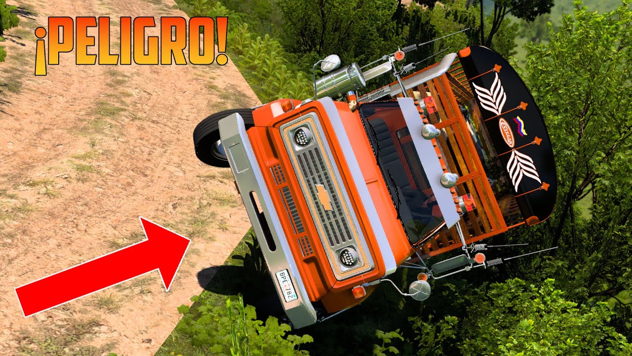 ¡Camión Cargado De Ganado Cae Al Barranco! | Colombia | American Truck ...