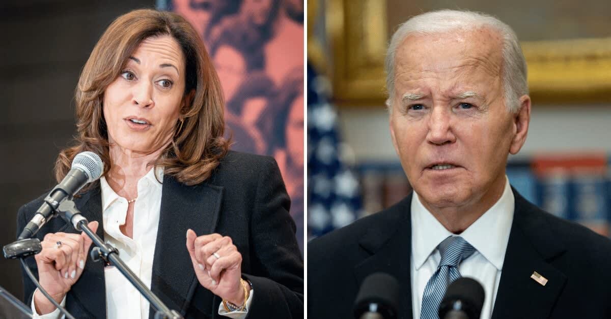 Joe Biden threatening to spill tea on Kamala Harris