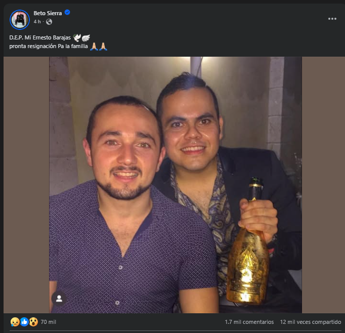Ernesto Barajas, vocalista de Enigma Norteño, es asesinado en Jalisco