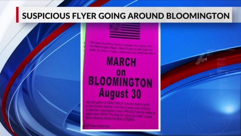 White nationalist rally flyer sparks concern in Bloomington