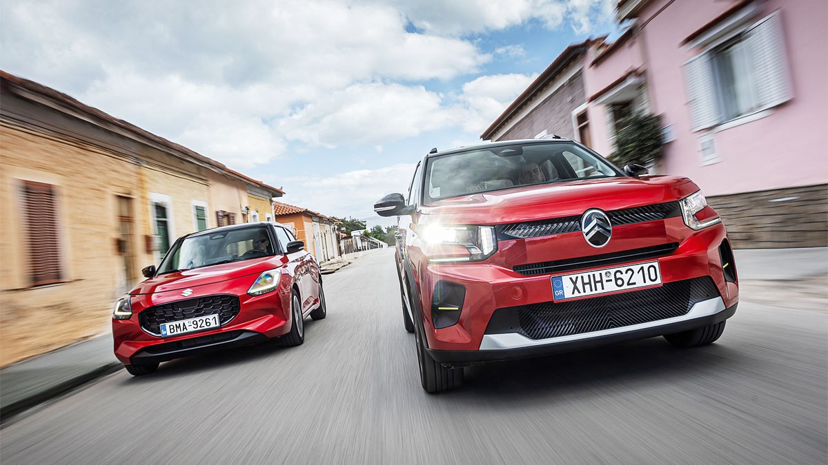 Συγκριτική δοκιμή: Citroen C3 1.2 100 PS vs Suzuki Swift 1.2 Hybrid