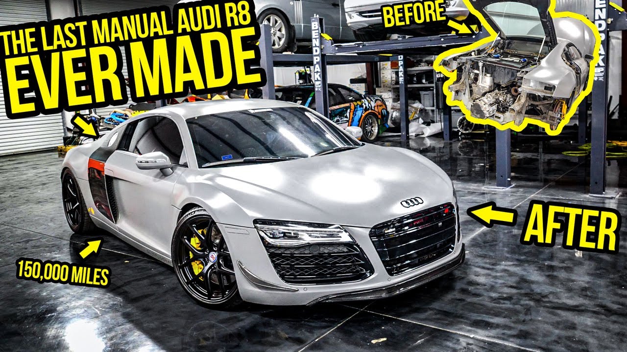 Rebuilding The LAST Manual Audi R8 EVER MADE (With 150,000 Miles On It!)