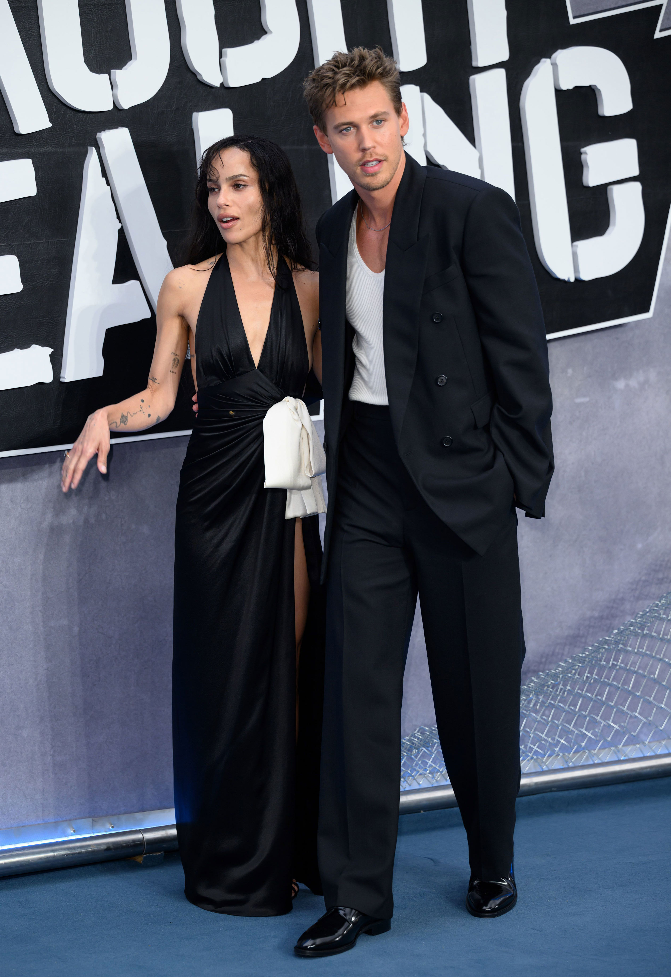 Zoë Kravitz et Austin Butler à l’avant-première du film Caught Stealing