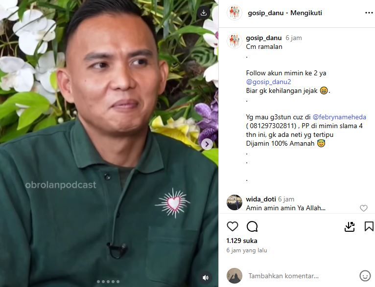 Hard Gumay ramal hasil akhir kasus Nikita Mirzani dan Reza Gladys