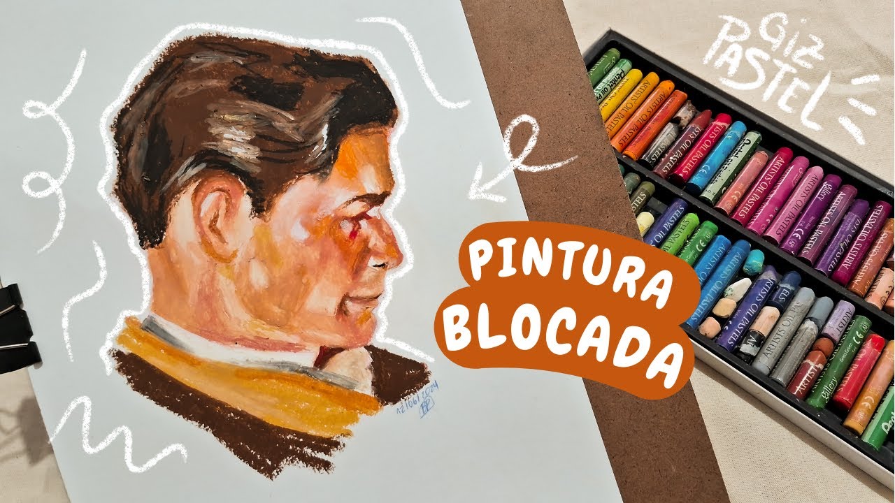 Como Usar Giz Pastel Oleoso | Técnica de Pintura para Iniciantes ...