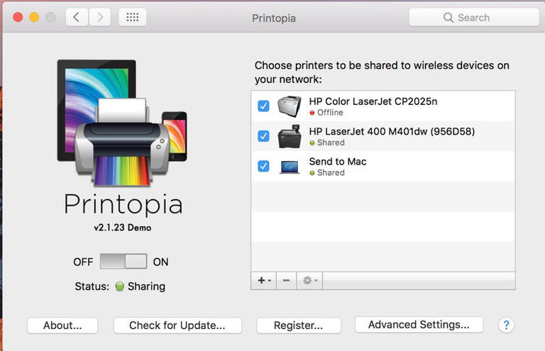 Printopia will use your Mac as a middleman between the iPad and a printer. Joseph Kaminski/CNET