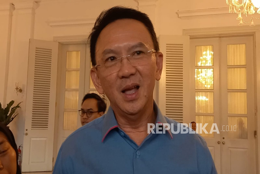 Basuki Tjahaja Purnama (Ahok) tiba di Pengadilan Tindak Pidana Korupsi Jakarta Pusat.