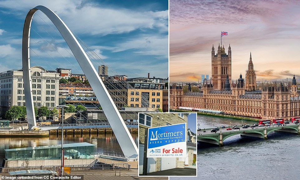 Uk house prices up 9 000 in past year