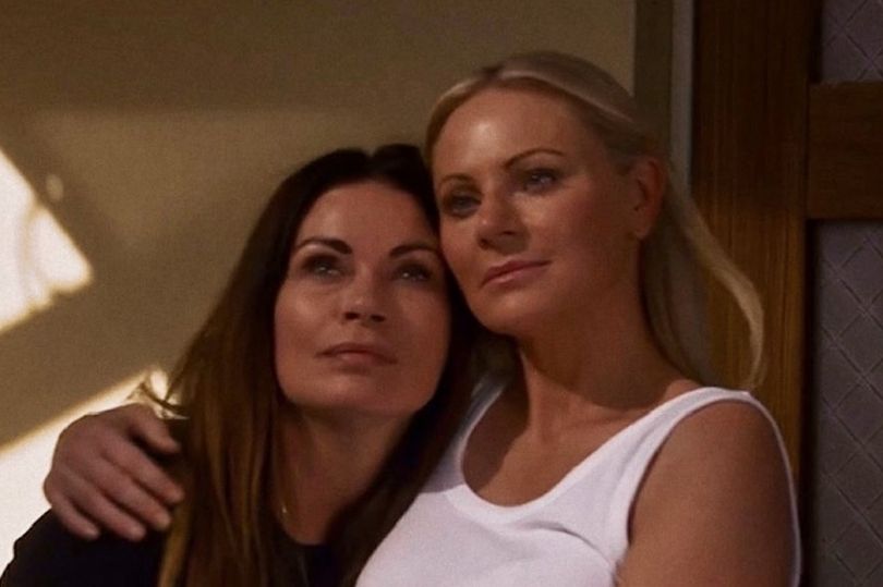 Carla Connor and Lisa Swain in Coronation Street