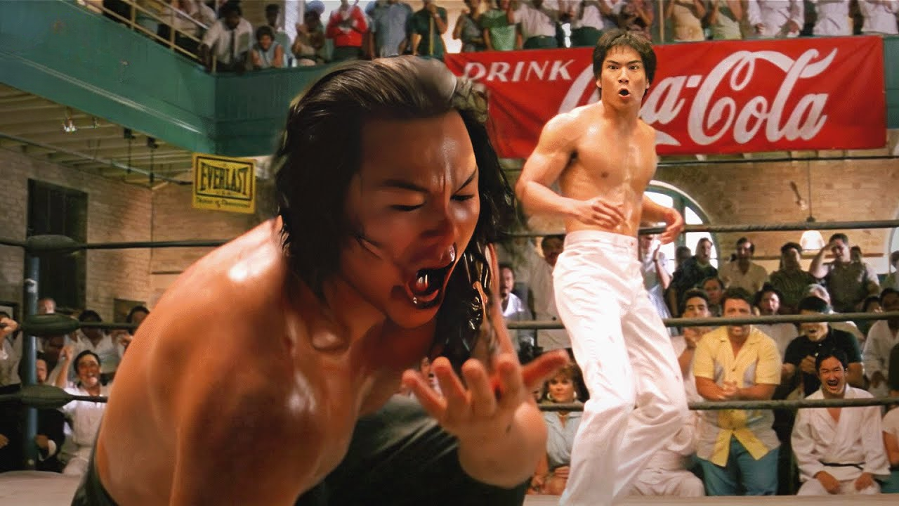 Bruce Lee wins 60 second fight - Dragon the Bruce Lee story