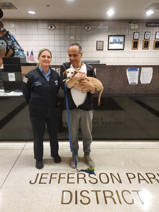 Legally blind Chicago man reunited with stolen support dog after 2 months