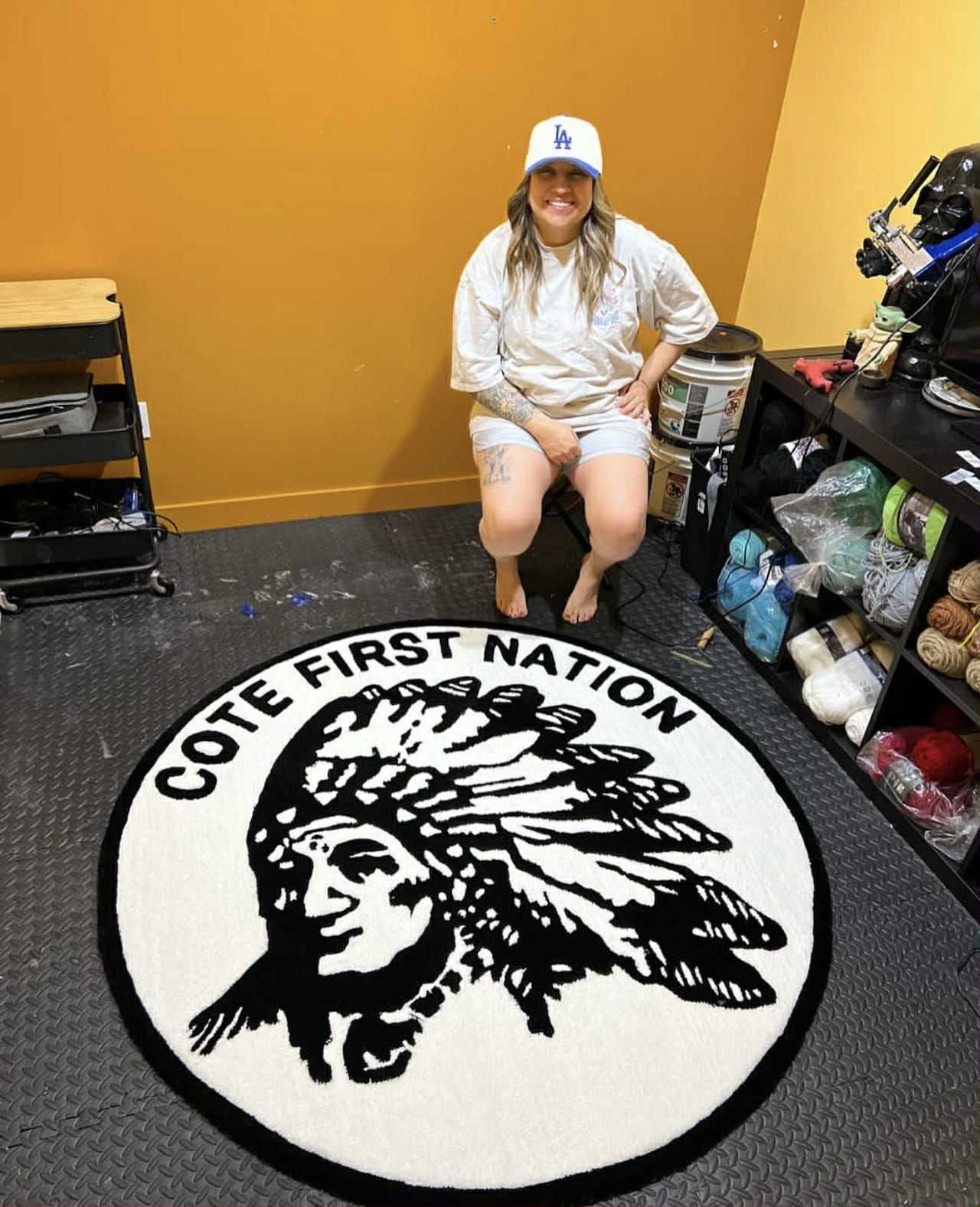 Cote First Nation rug maker says craft is hard on the hands, but a balm ...