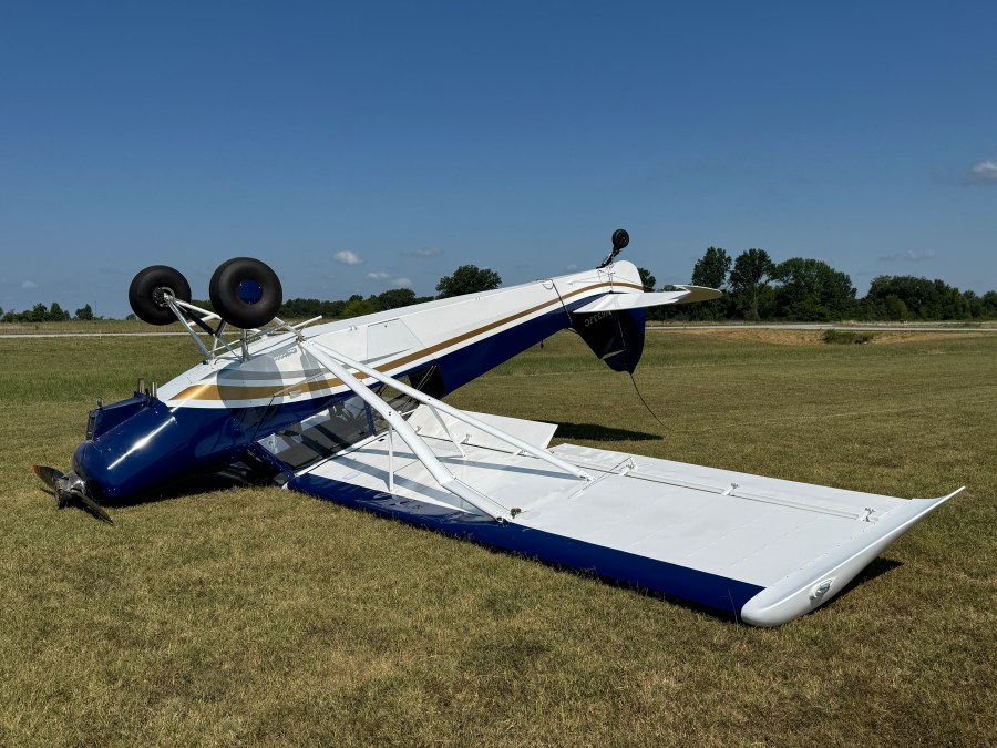 Investigation launched after experimental aircraft flips at Grove Airport
