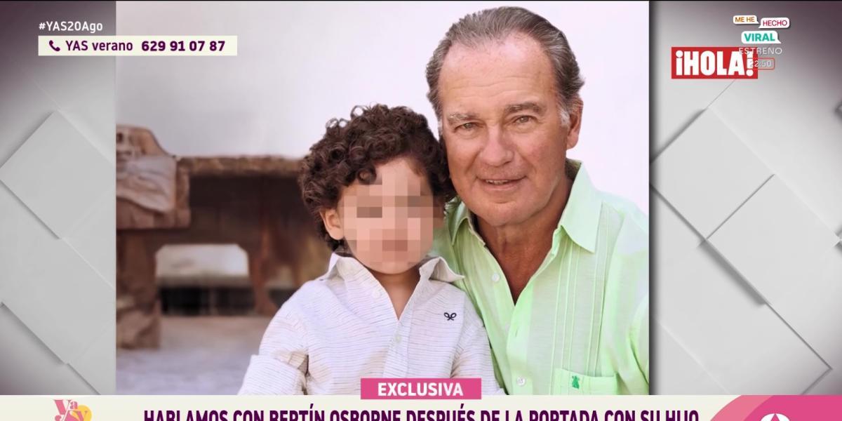 La revista '¡Hola!', obligada a emitir un comunicado tras el posado de Bertín  Osborne con su hijo y aclara cuánto ha cobrado