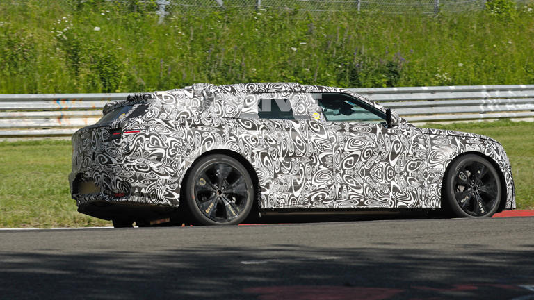 Range Rover Velar EV Spied With Weird Aero and Cladding