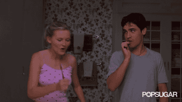 torrance and cliff brushing their teeth in bring it on