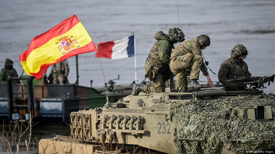 Spanish troops took part in a month-long NATO exercise in early 2024, along with 90,000 other military personnel