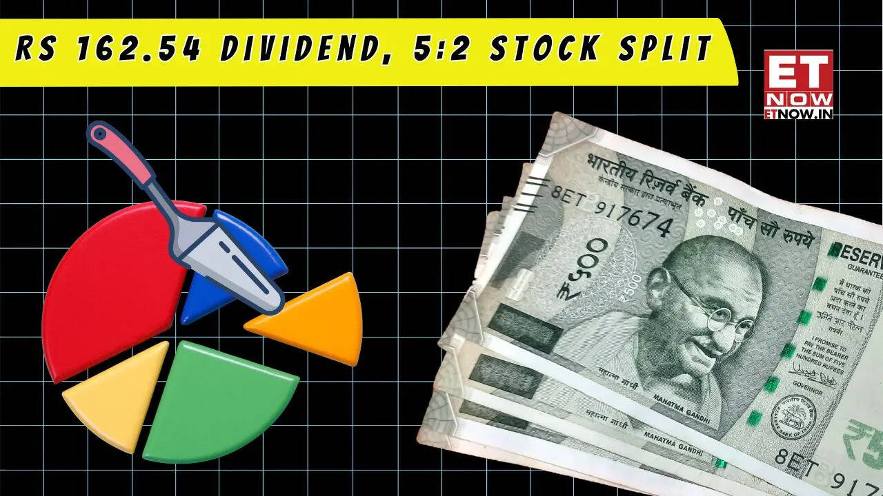 Rs 162.54 Dividend, 5:2 stock split: 15 stock turns ex-date today ...