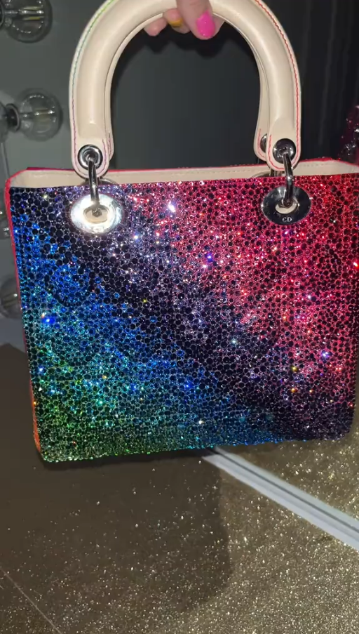 Crystal Vibes Fall Bag Dark Purple