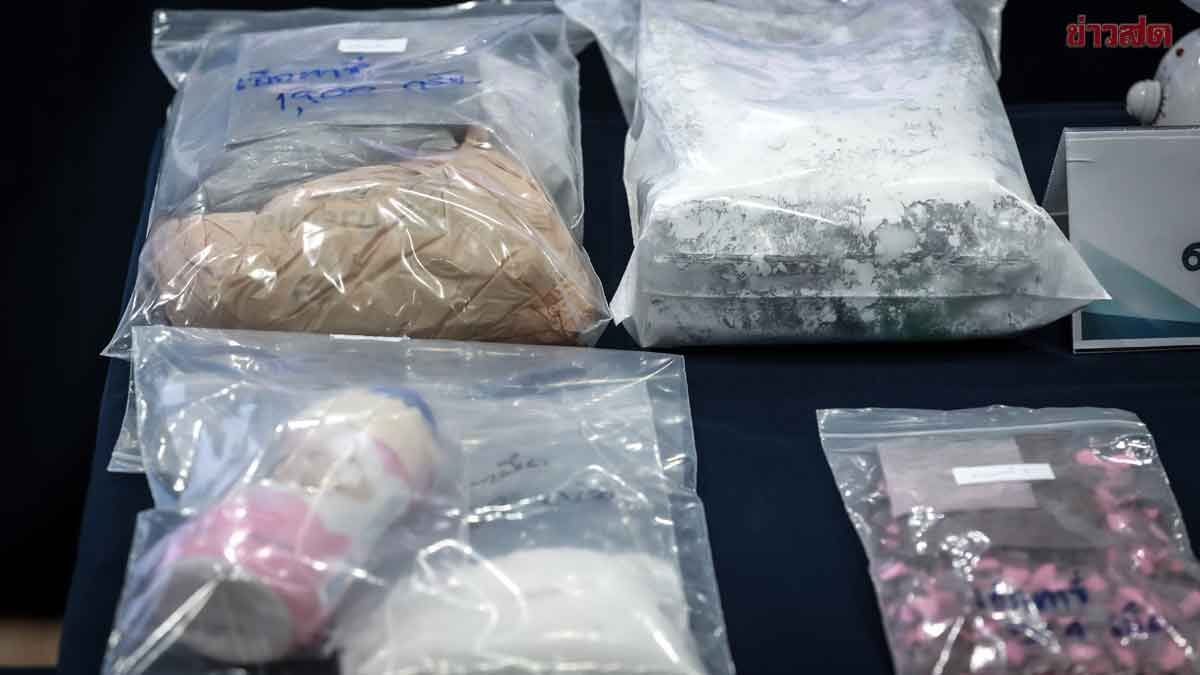 จับ4ชาวเวียดนาม แก๊งยาข้ามชาติ ยึดของกลาง คีตามีน เอ็กซ์ตาซี ผงยาอี ...