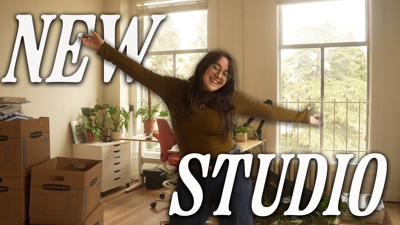 Inside my new art studio tour and creative space