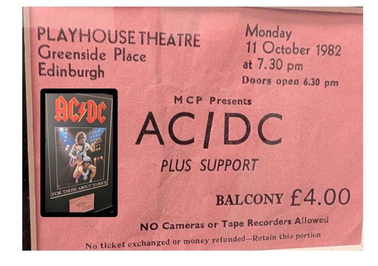 AC/DC Edinburgh Murrayfield: Remembering rock band's 75p student union ...