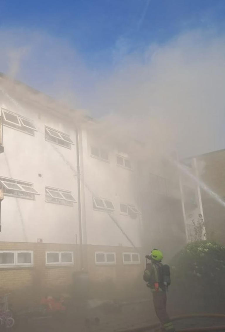 Firefighters tackle blaze at New Cross flats for 14 hours