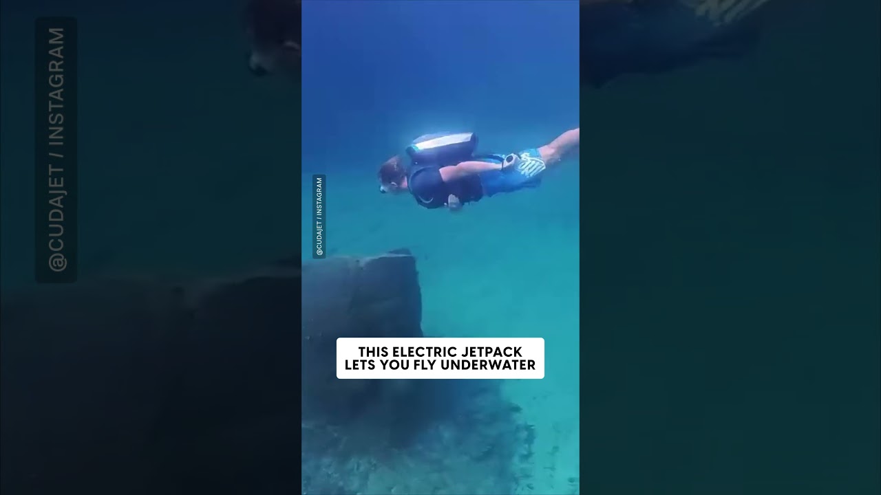 Underwater jetpack allows 90 minutes of untethered ocean exploration